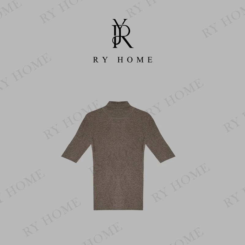 【容雨RYHOME】绵羊毛高领修身显瘦毛织打底衫252M2982