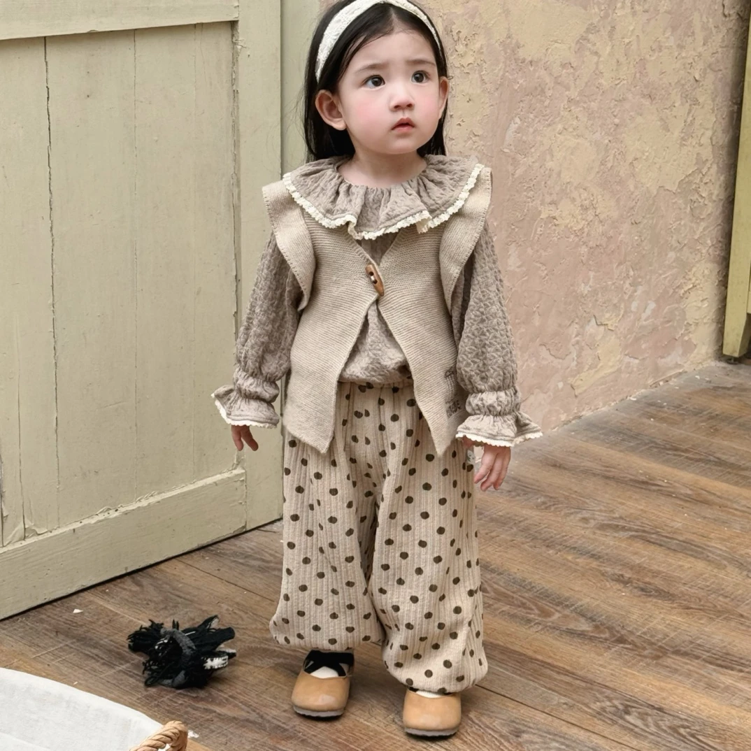 M【M851-900】爱喜2025秋季网红洋气婴小童外套裤子套装