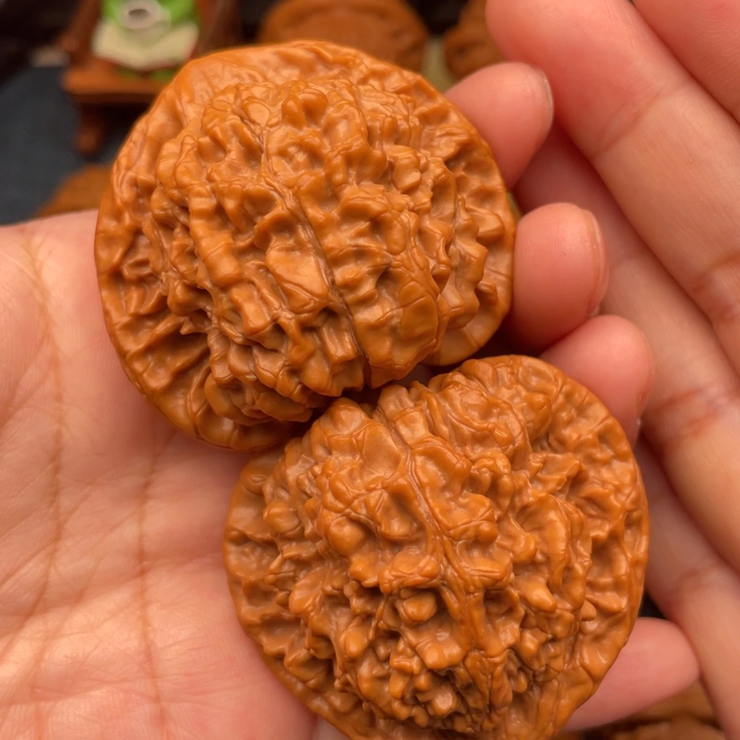 把件文玩核桃50精品爆肉官帽全品