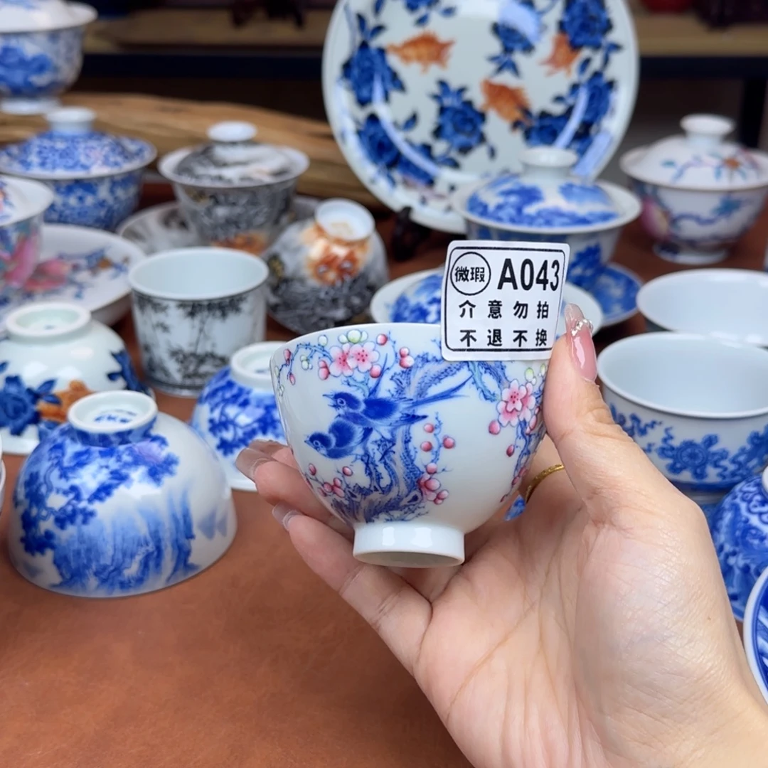 陶景德镇陶瓷手绘杯子