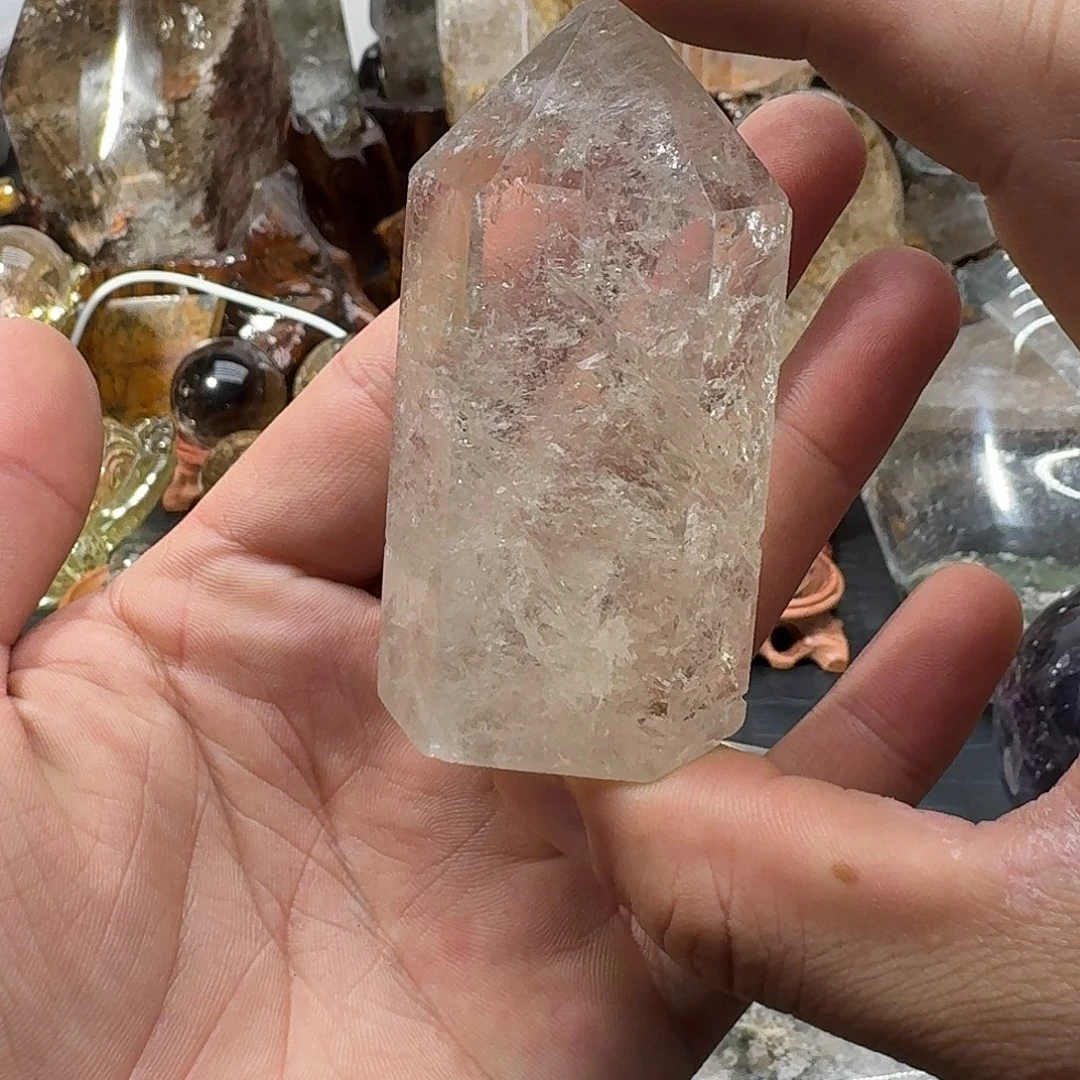 水晶未镶嵌珠宝半成品