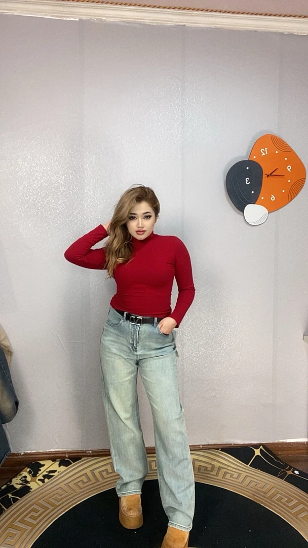 1089牛仔裤女秋冬款2025新款喇叭裤子高腰显瘦微喇裤时尚修身