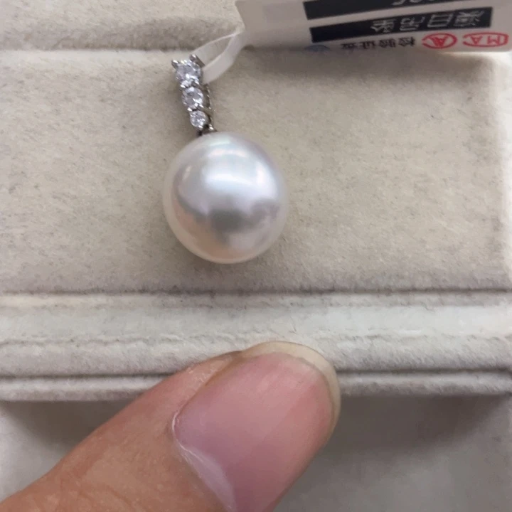 颈饰银S925镶嵌海水珍珠