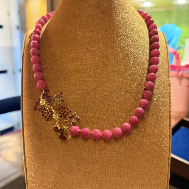 铜合金珐琅项链 意大利手工饰品 sole古典小众高级项链