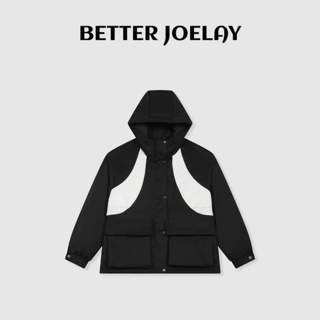 BETTER JOELAY-【黑白刃间】时尚棉服保暖百搭休闲通勤风Z4939