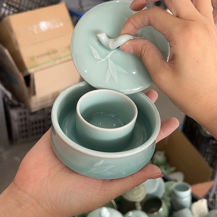小米茶器龙泉青瓷