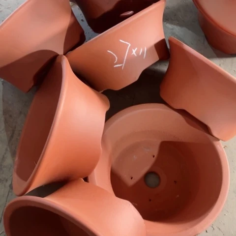 紫砂花盆100-7。27-11