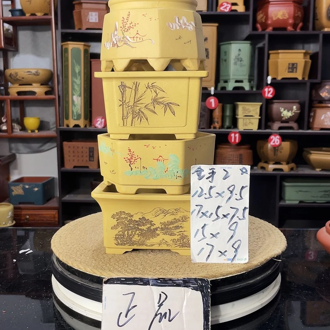 D-盆尚好紫砂花盆