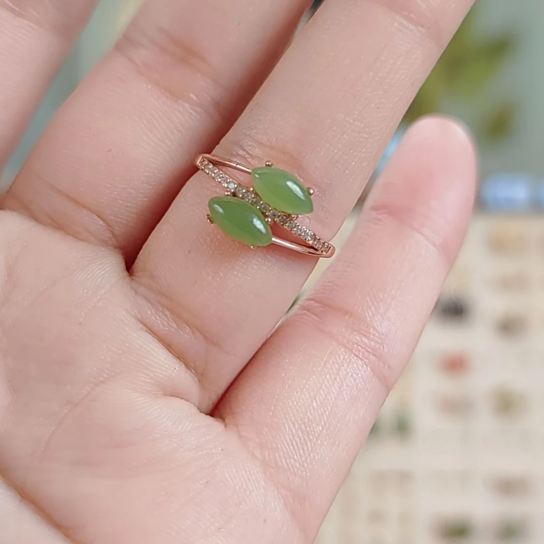 和田玉银S925镶嵌珠宝奇石