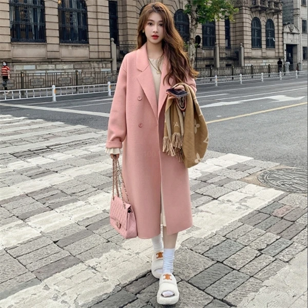 【晓晓家】断码捡漏~~香茶丽兹 / 法式浪漫羽绒款毛呢外套7089