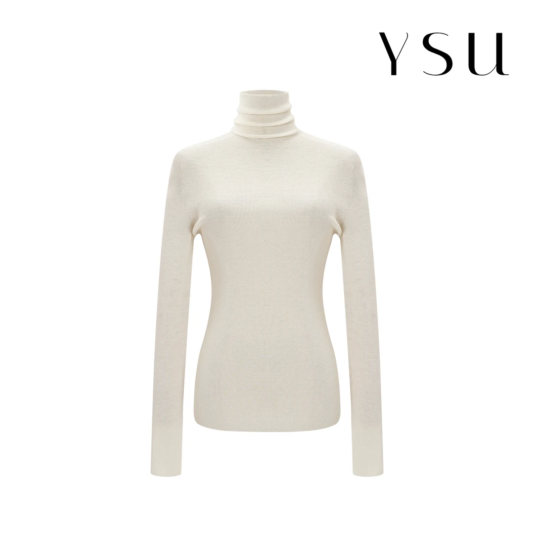 【余书】“法式衣橱”高领针织衫打底内搭长袖毛衣Y304263