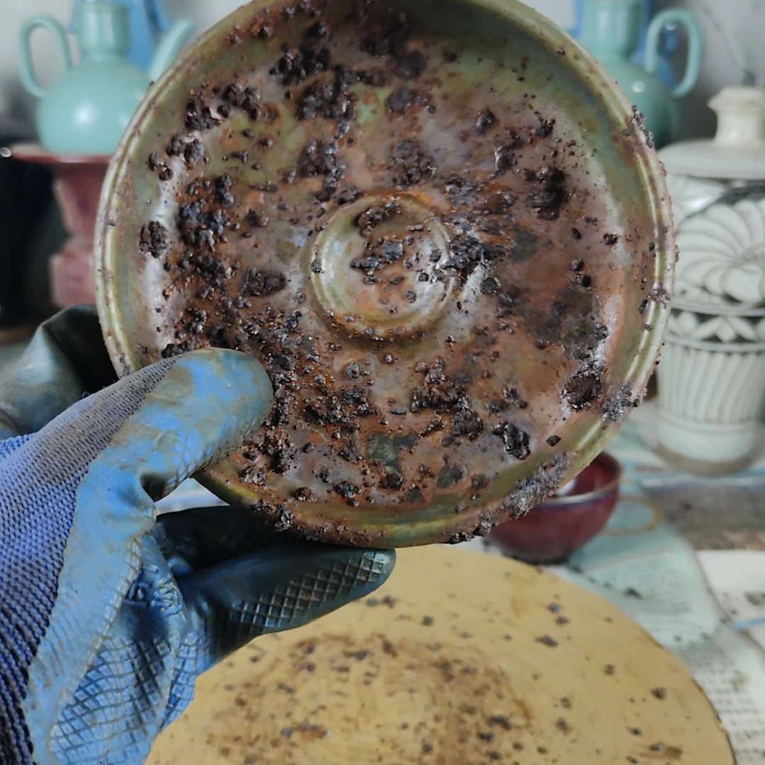 瓷片福利款手拉胚笔洗
