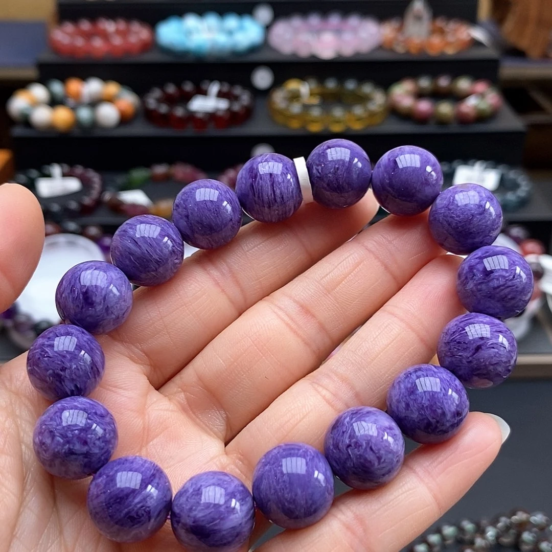 查罗石（紫龙晶）未镶嵌手链