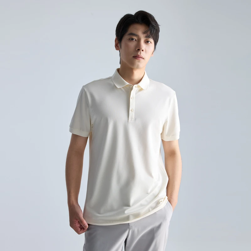 利郎【凉感莫代尔】男士夏季透气薄款时尚百搭短袖翻领polo衫多彩色