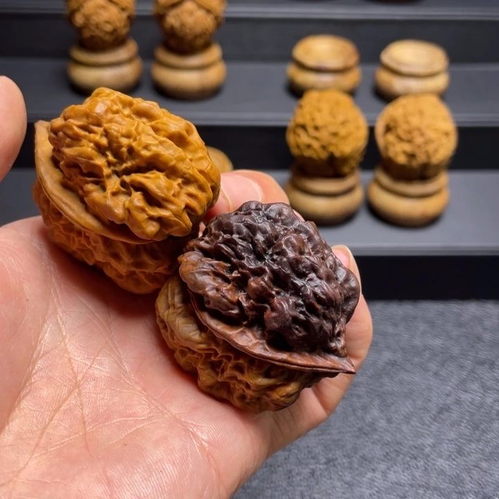 文玩核桃吊坠F上古蛤蟆头43