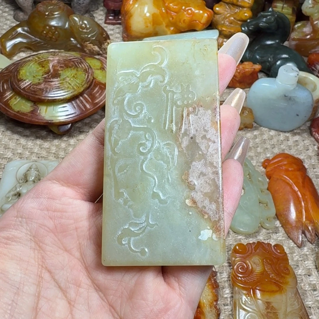 吊坠白玉菩提挂件