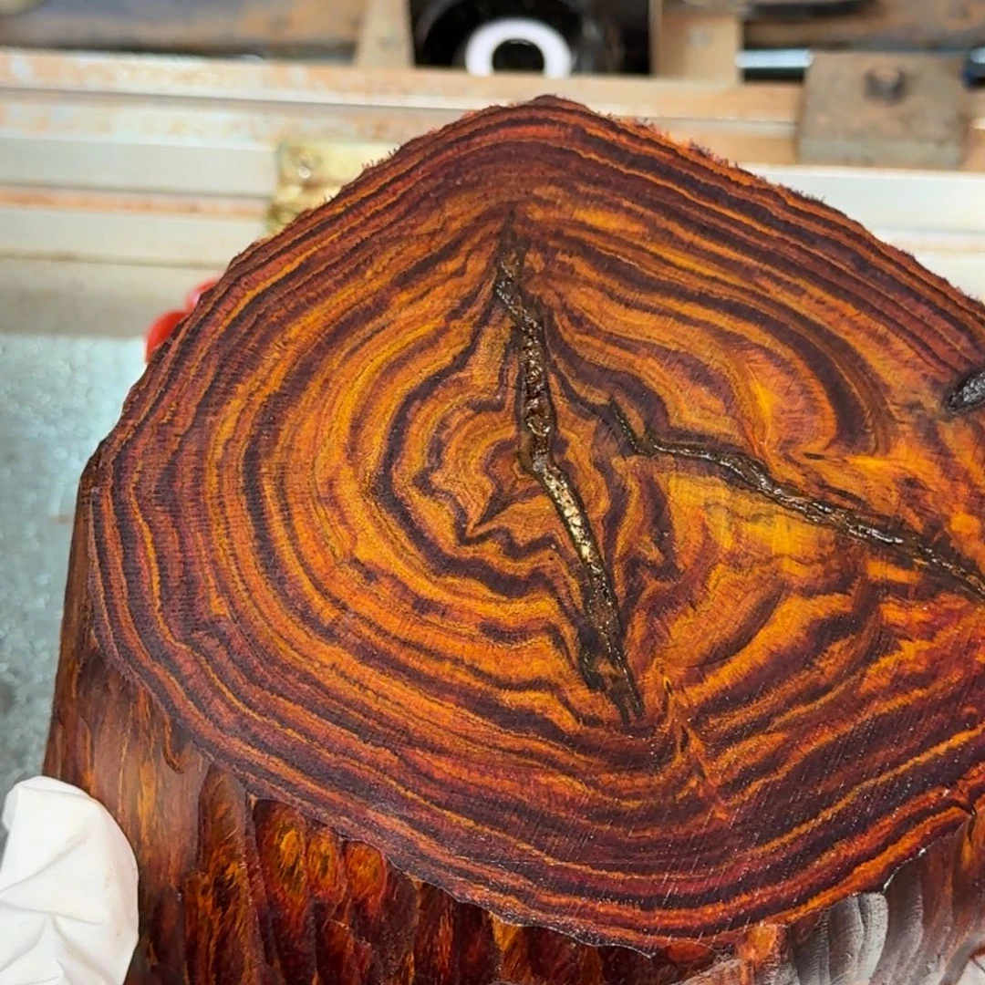 真***8黄花梨/降香黄檀把件2.5*22