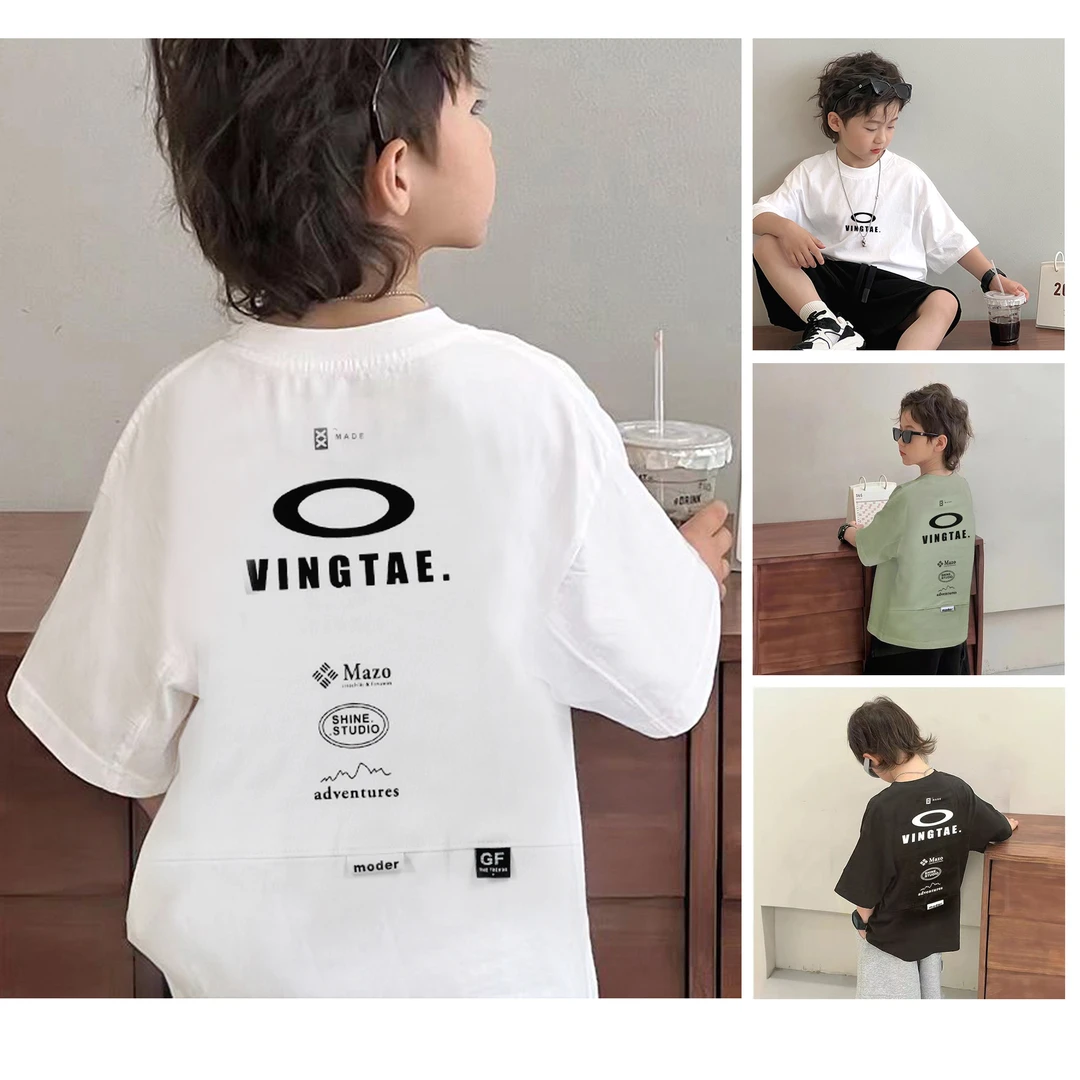 夏季新款纯棉百搭拼接半袖休闲夏季韩版夏装圆领