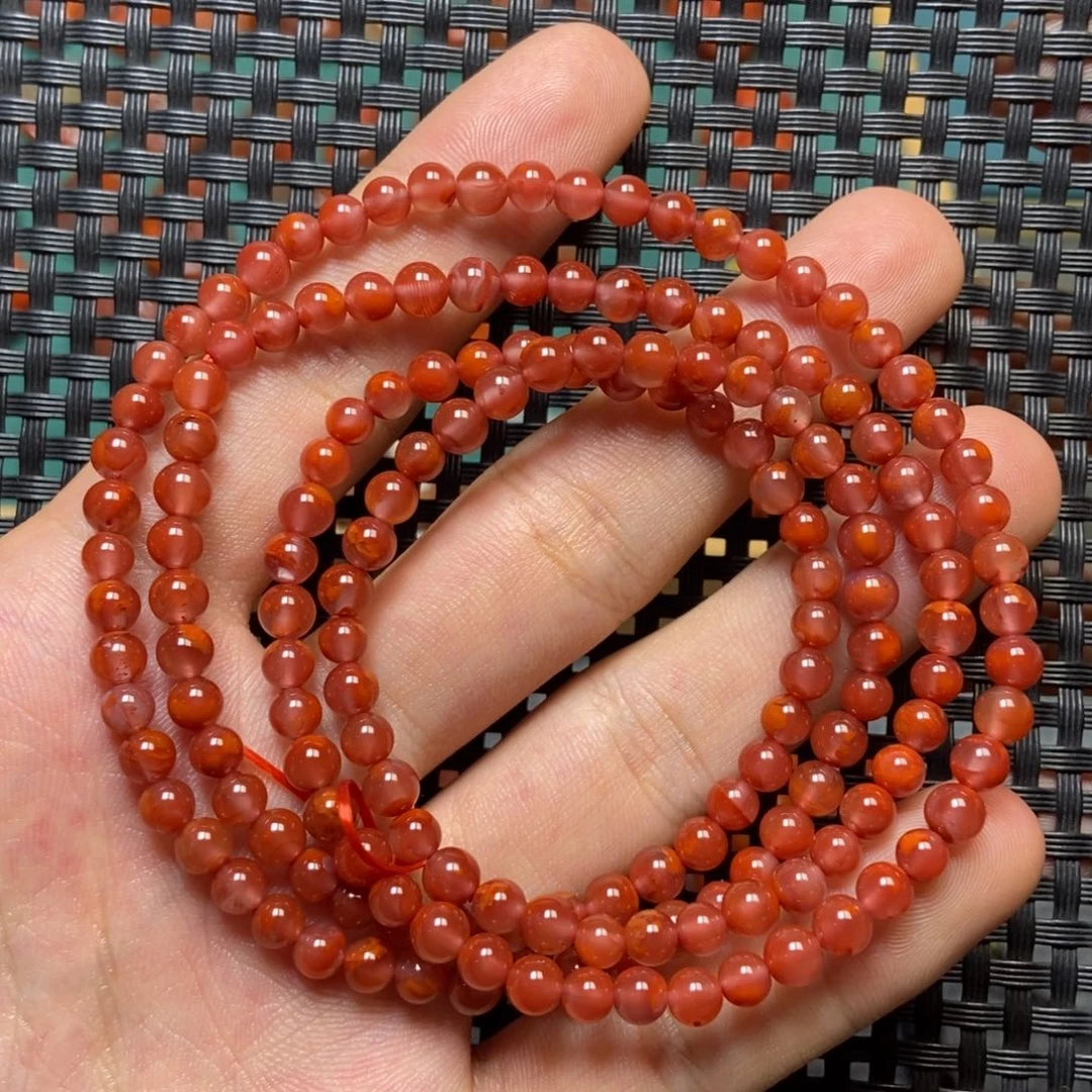 未镶嵌手链南红玛瑙4+’mm
