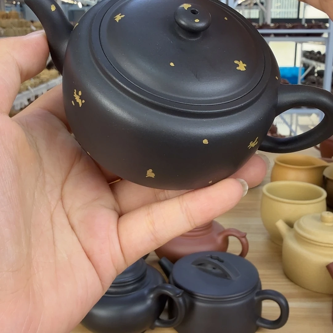茶壶紫砂宜兴原矿紫砂底槽青160