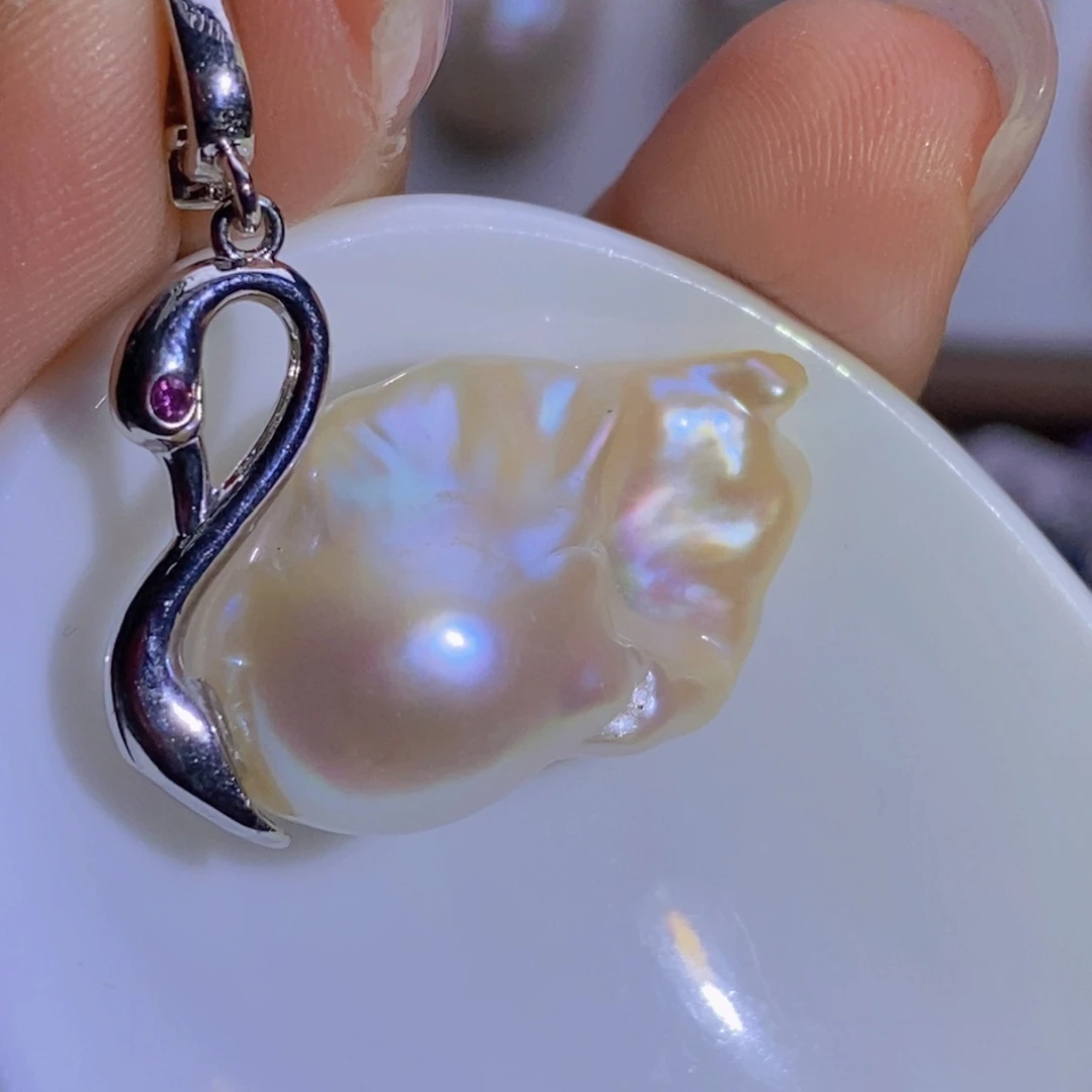 淡水珍珠珍珠银S925镶嵌