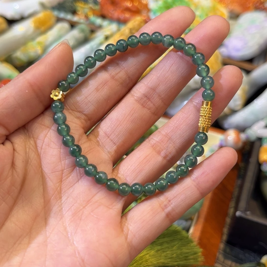 翡翠颈饰未镶嵌待编款