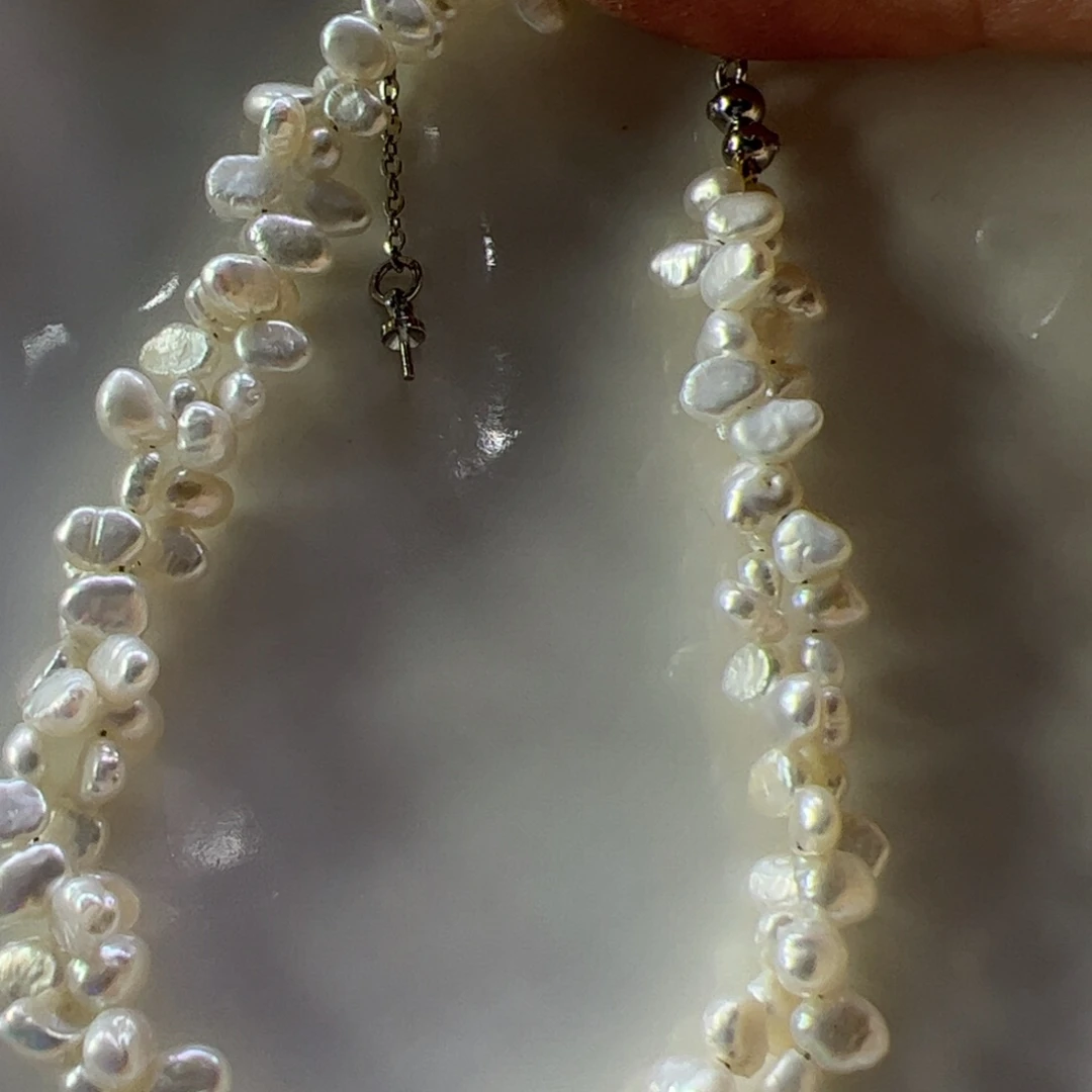 淡水珍珠手绳合金659