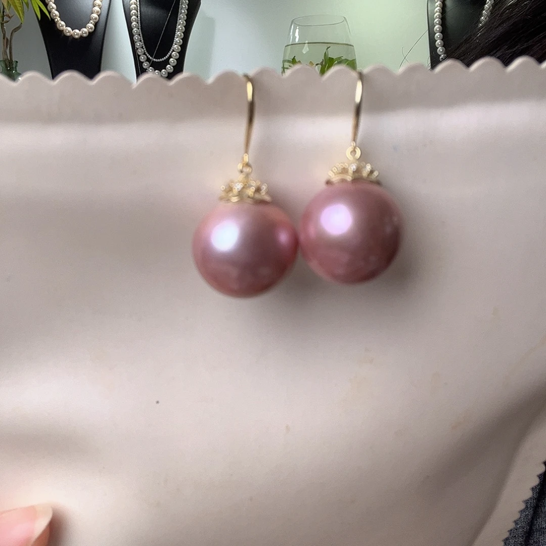 淡水珍珠耳饰未镶嵌