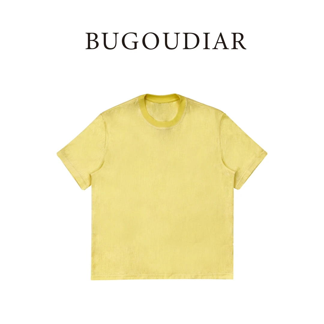 新款简约圆领短袖袖T恤BU8975