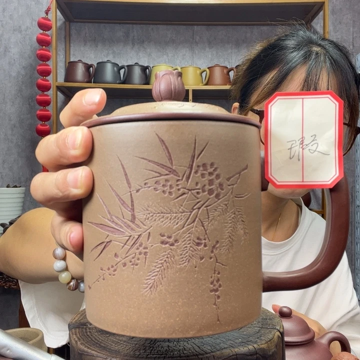 茶杯紫砂原矿紫砂杯