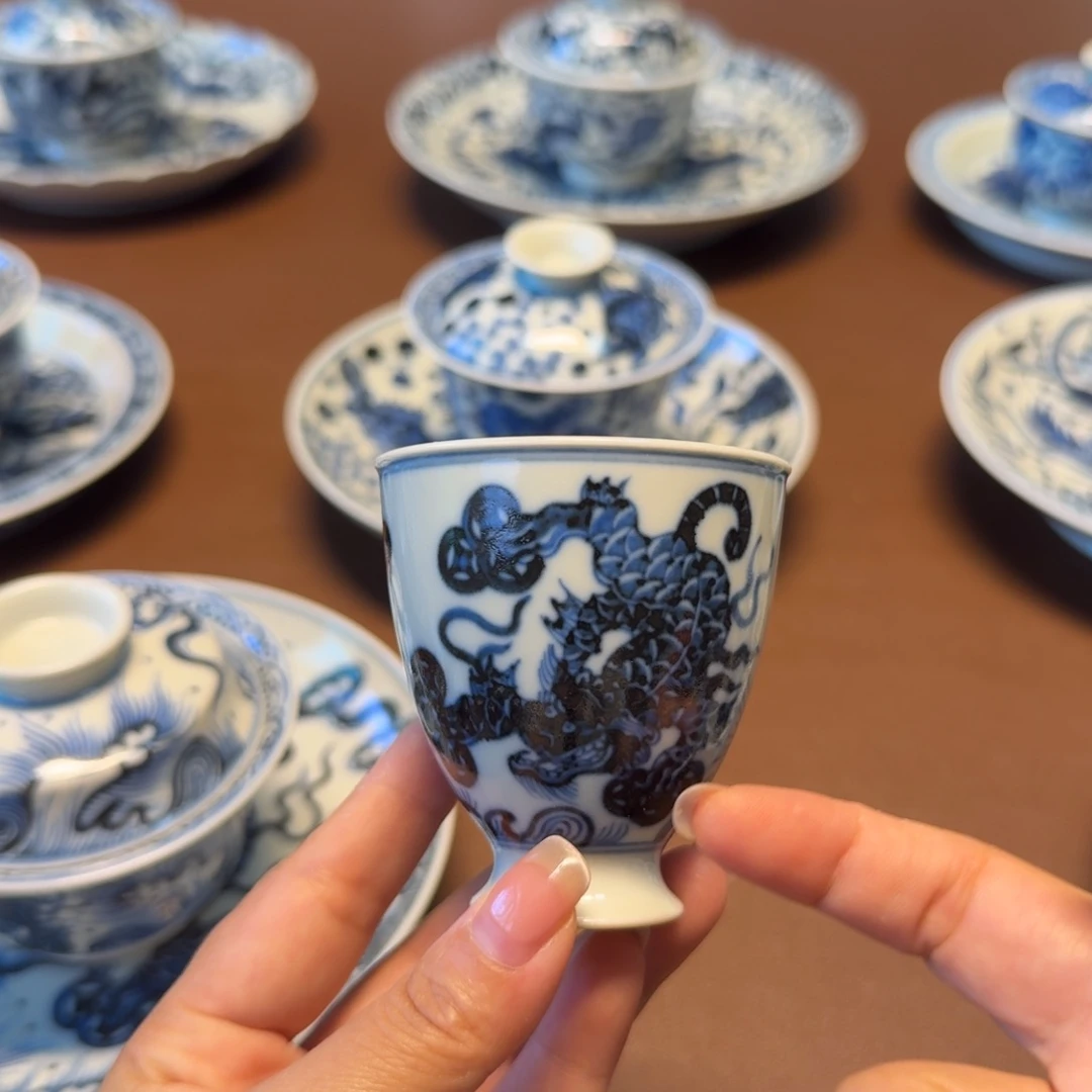 手工手绘茶具主人杯