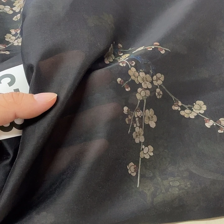 麻3米真丝麻数码印花 823