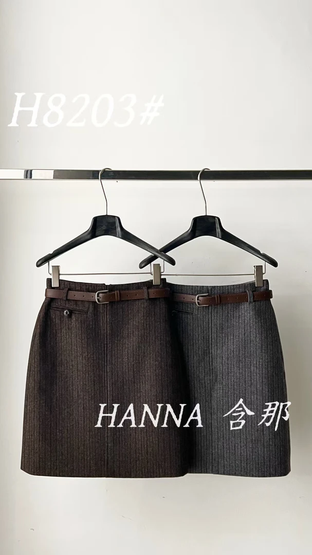 鑫燃KIKI 复古时尚高级感短裙 8203 HN