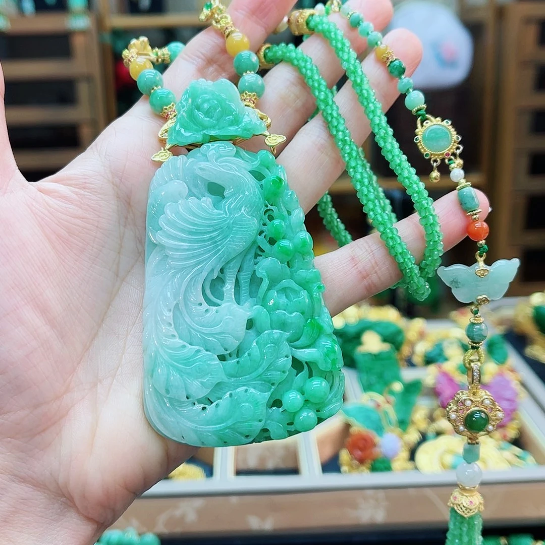 颈饰合金翡翠48小时鉴赏期1