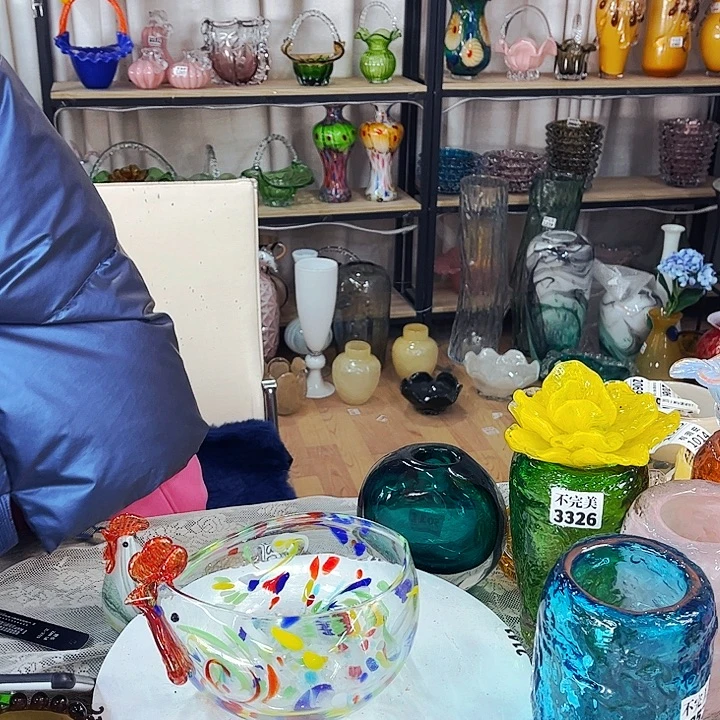 公鸡碗家悦琉璃工艺品不完美