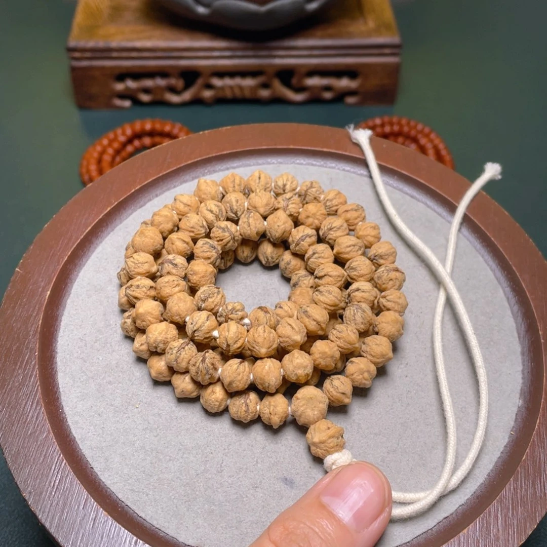 柏香籽/百香籽吊坠红牙圆滚滚长串