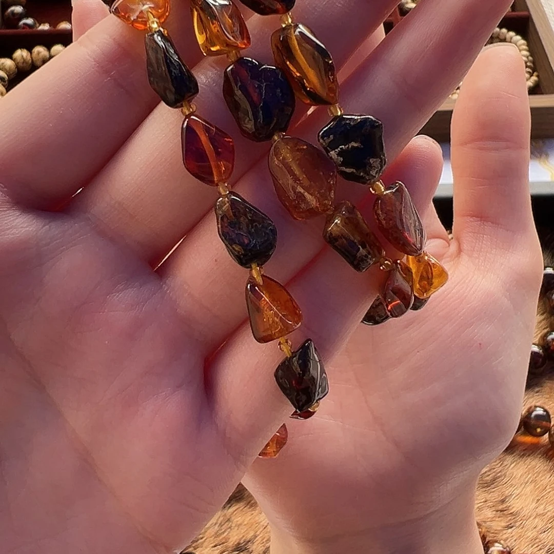 未镶嵌琥珀手链抚顺琥珀