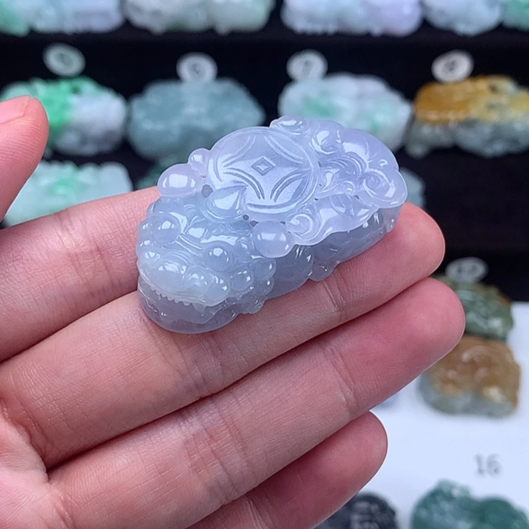 【闪购商品】翡翠颈饰未镶嵌貔貅