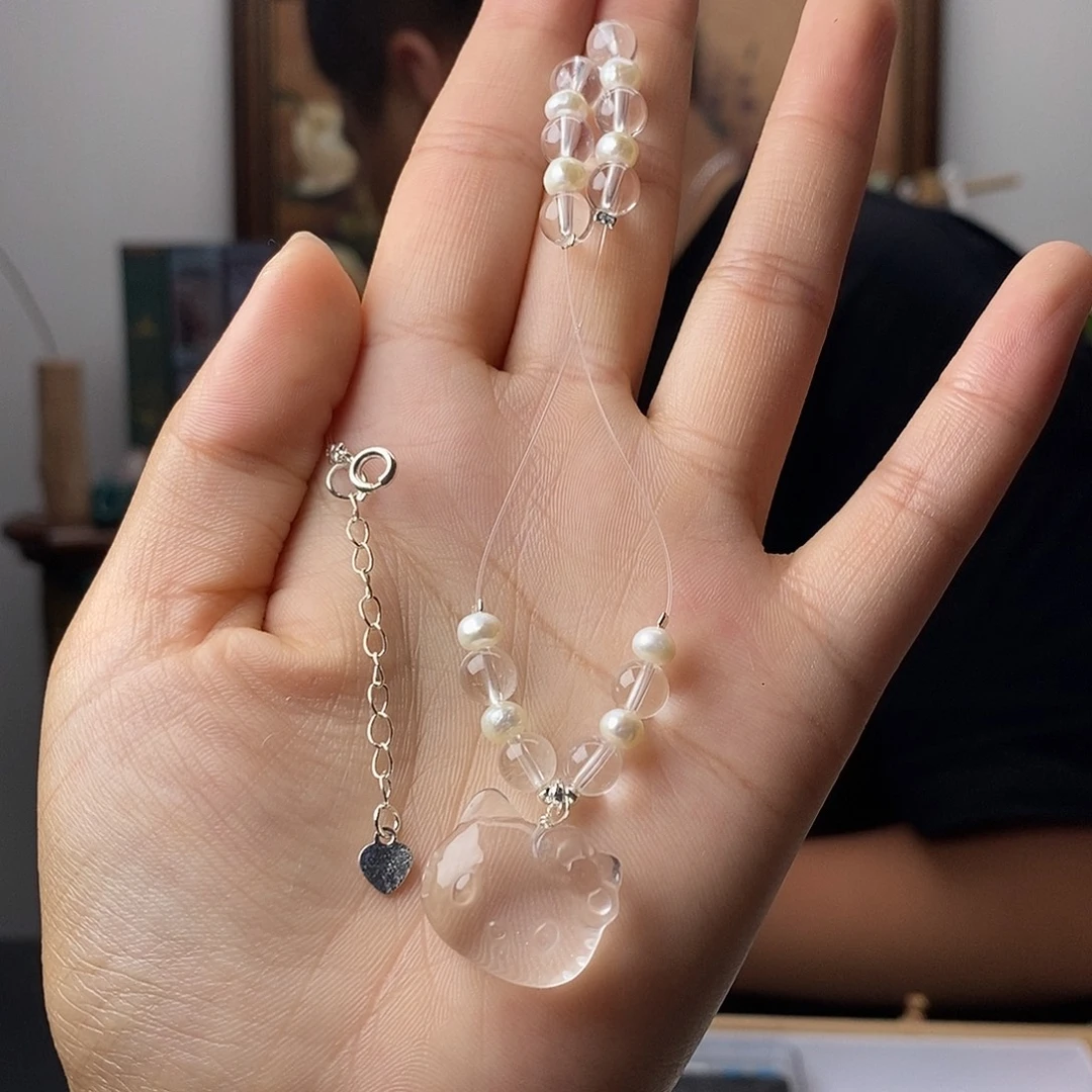水晶手链未镶嵌多样性发一