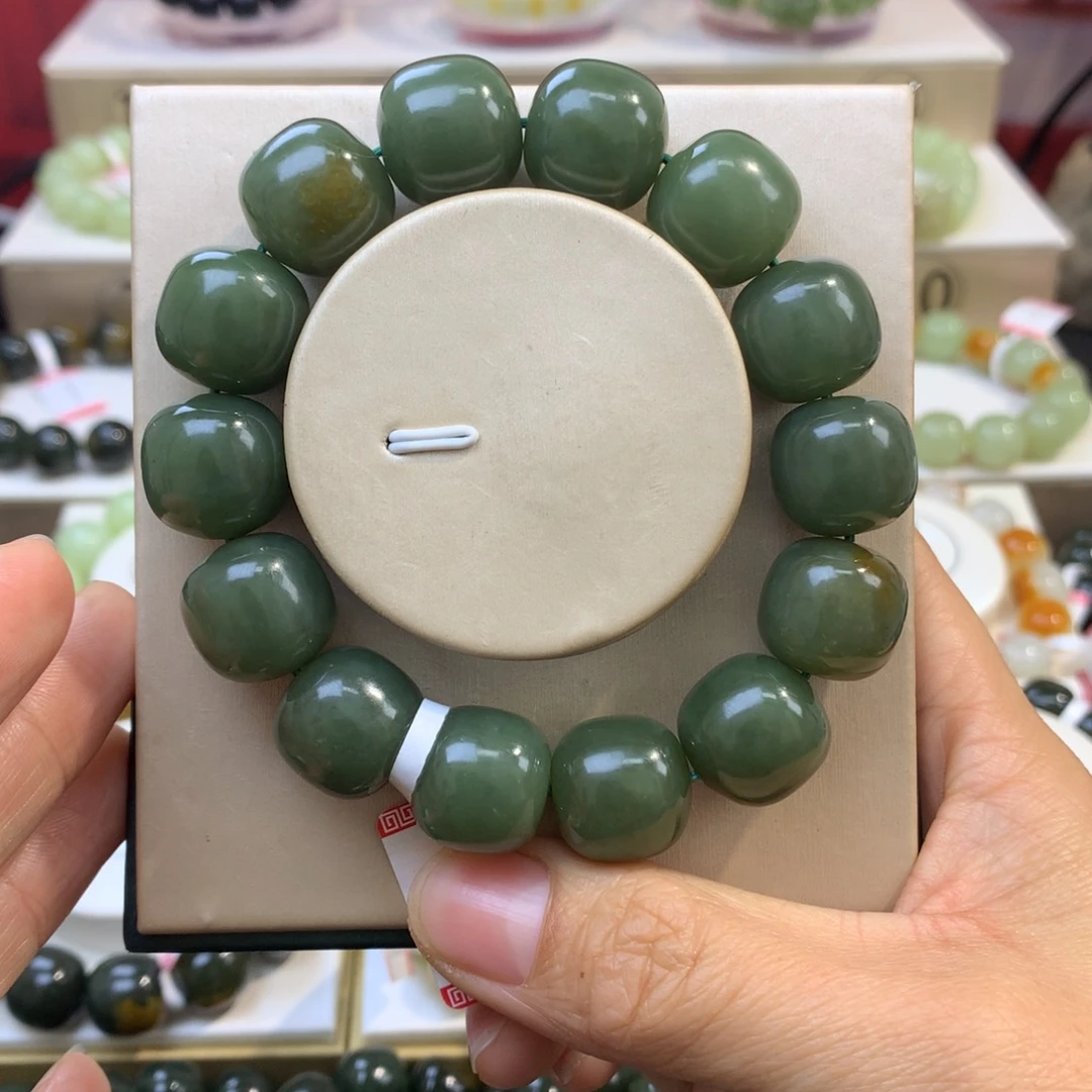 和田玉未镶嵌手链