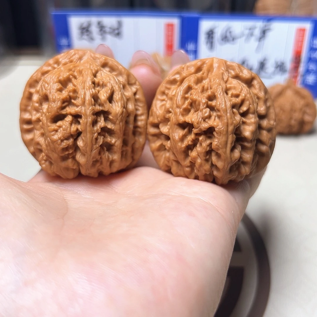 文玩核桃把件44粗筋