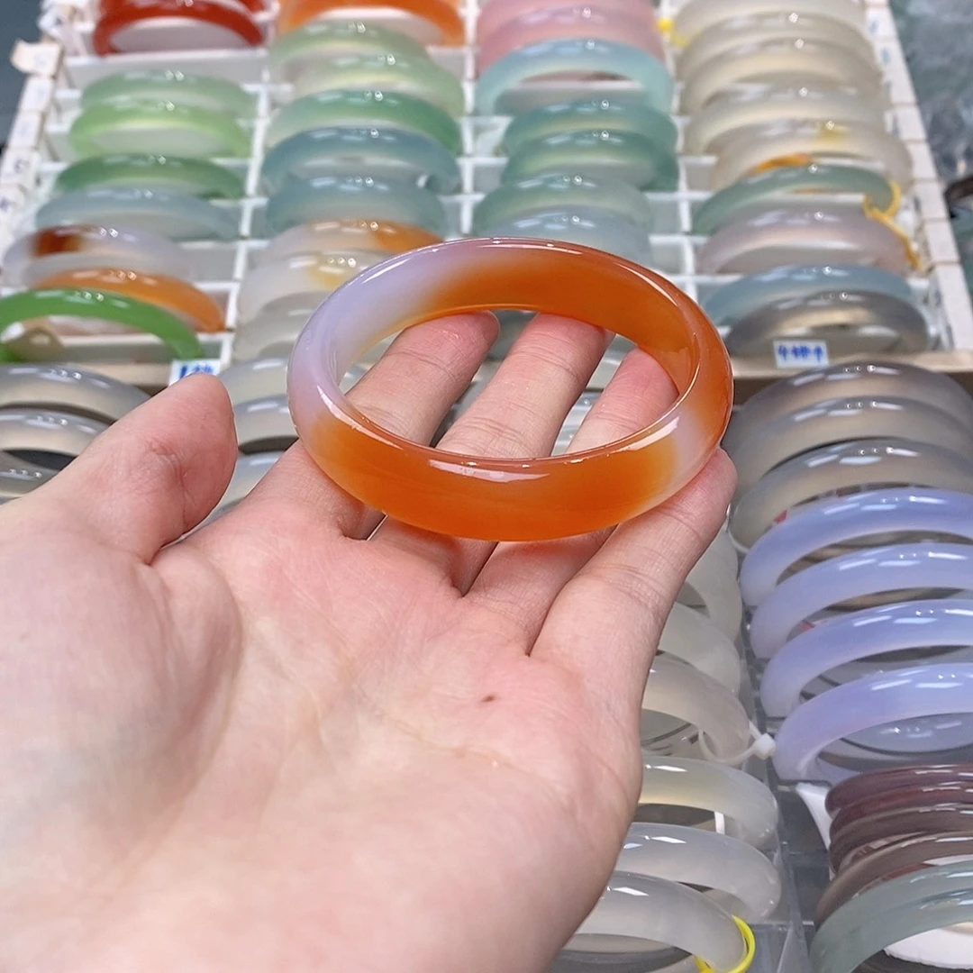 玛瑙/玉髓手镯未镶嵌5*2