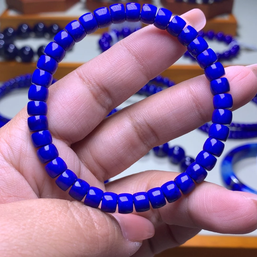 青金石手链未镶嵌A0301