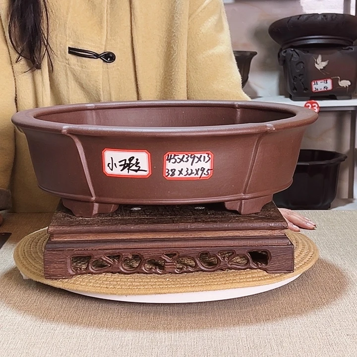 紫砂花盆紫砂花盆