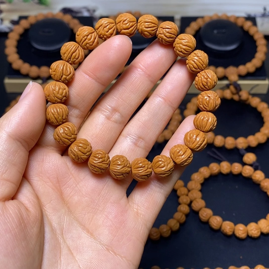 ᝰ***哥手串桃核秦岭文玩桃核手串