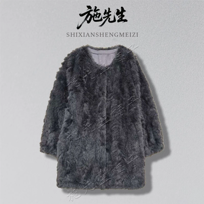 L冬季轻奢女装中长款时尚百搭外套新款气质外套5890-2