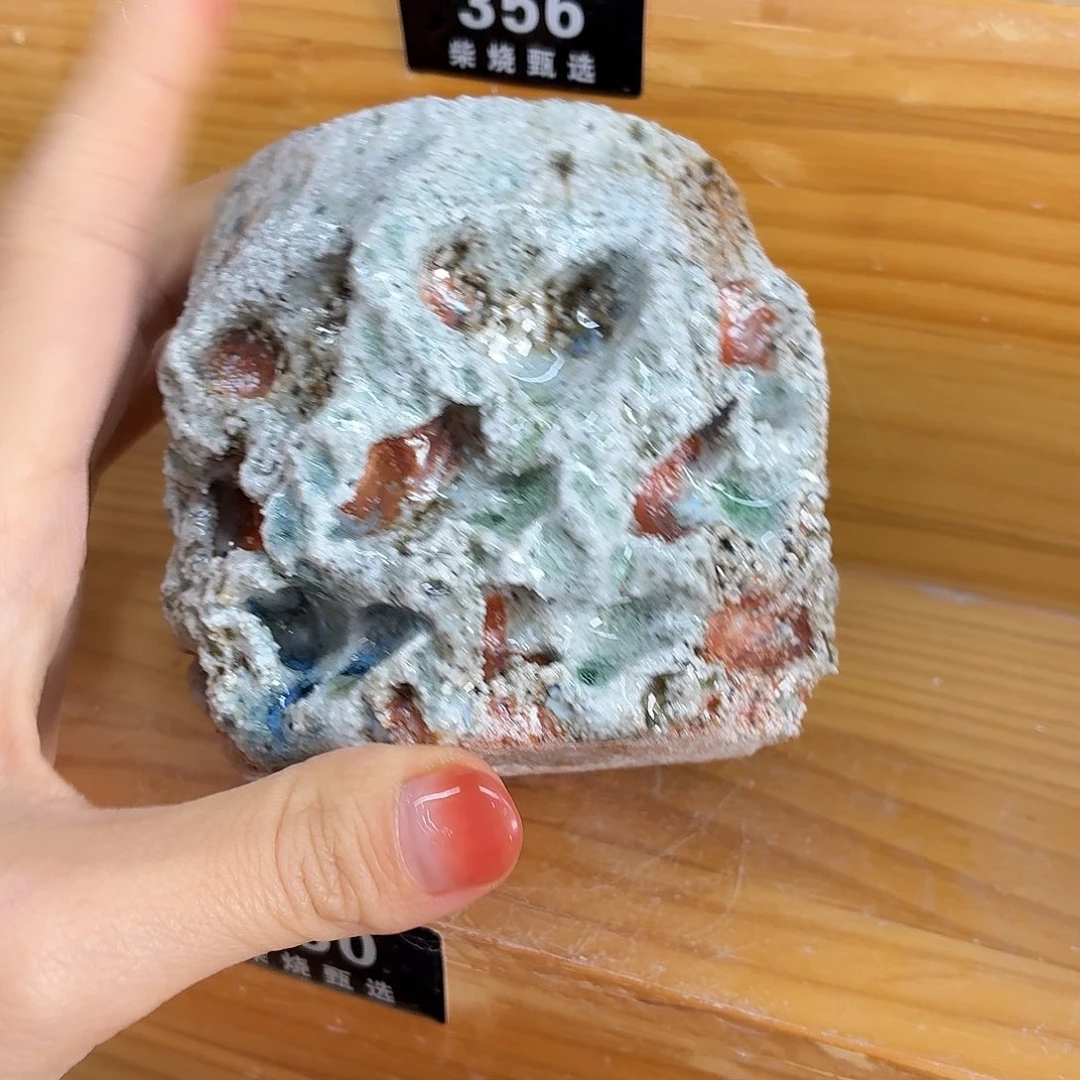 陶园柴烧，精品高货350瑕摆件