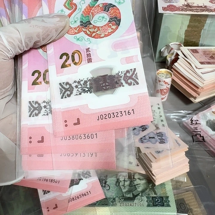 随*蛇钞纪念钞标十一组3161