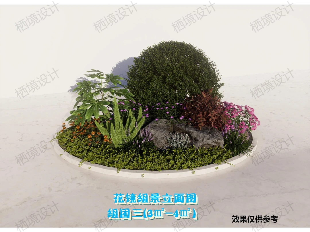 庭院花园花镜组团（4-5平方米，不包邮）