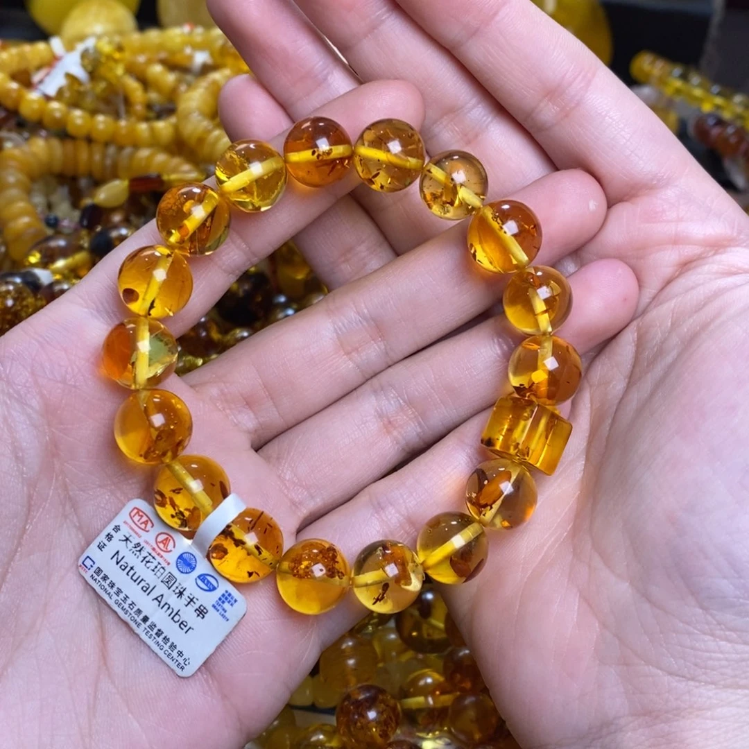 琥珀未镶嵌珠宝奇石